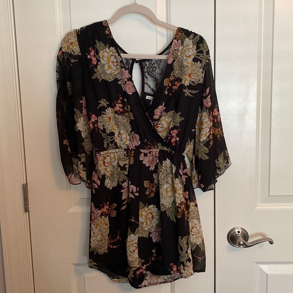 Floral Romper from Charlotte Russe